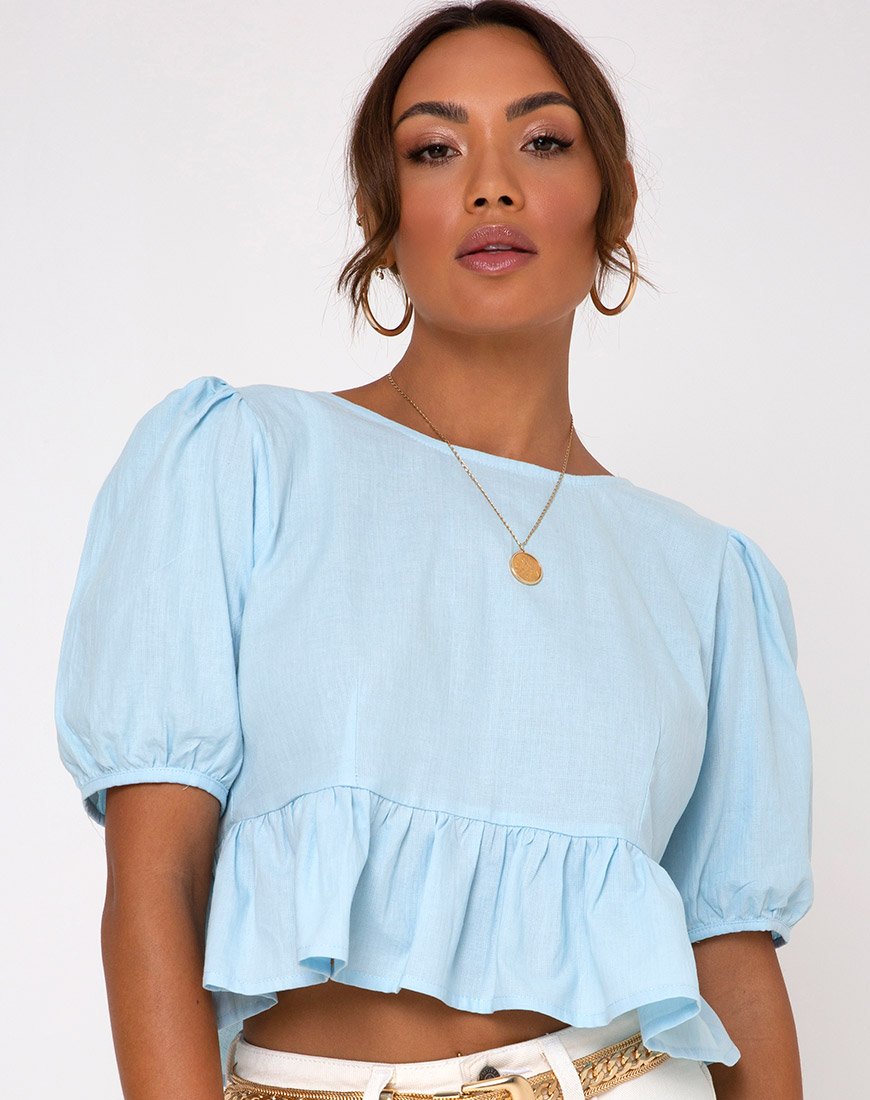 Top Ellen en bleu ciel