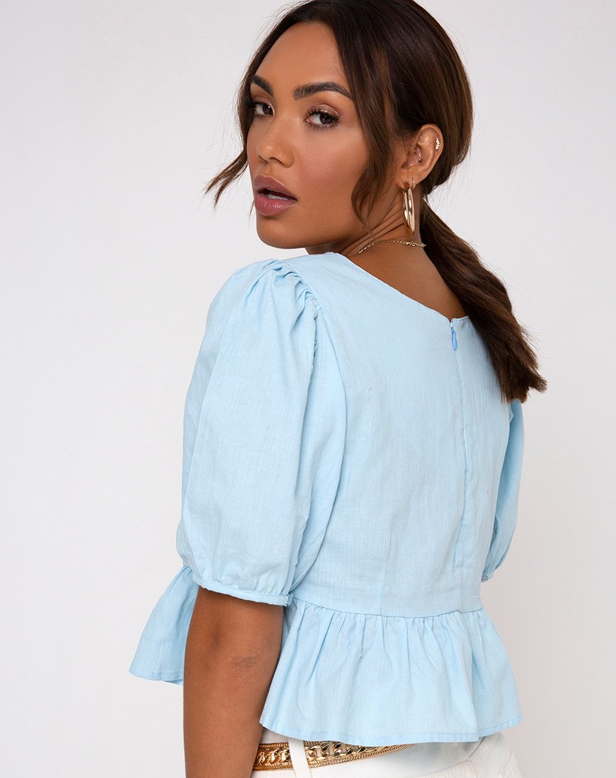 Top Ellen en bleu ciel