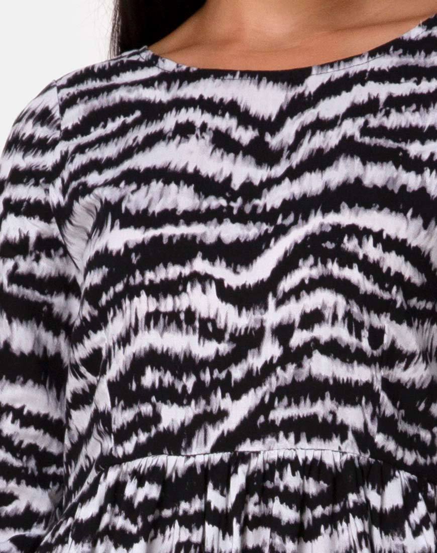 Image de Ellery Dress Animal Drip Grey