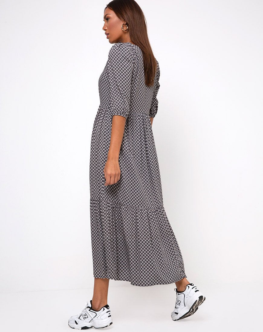Image de Ellery Maxi Dress in Check it Out Black