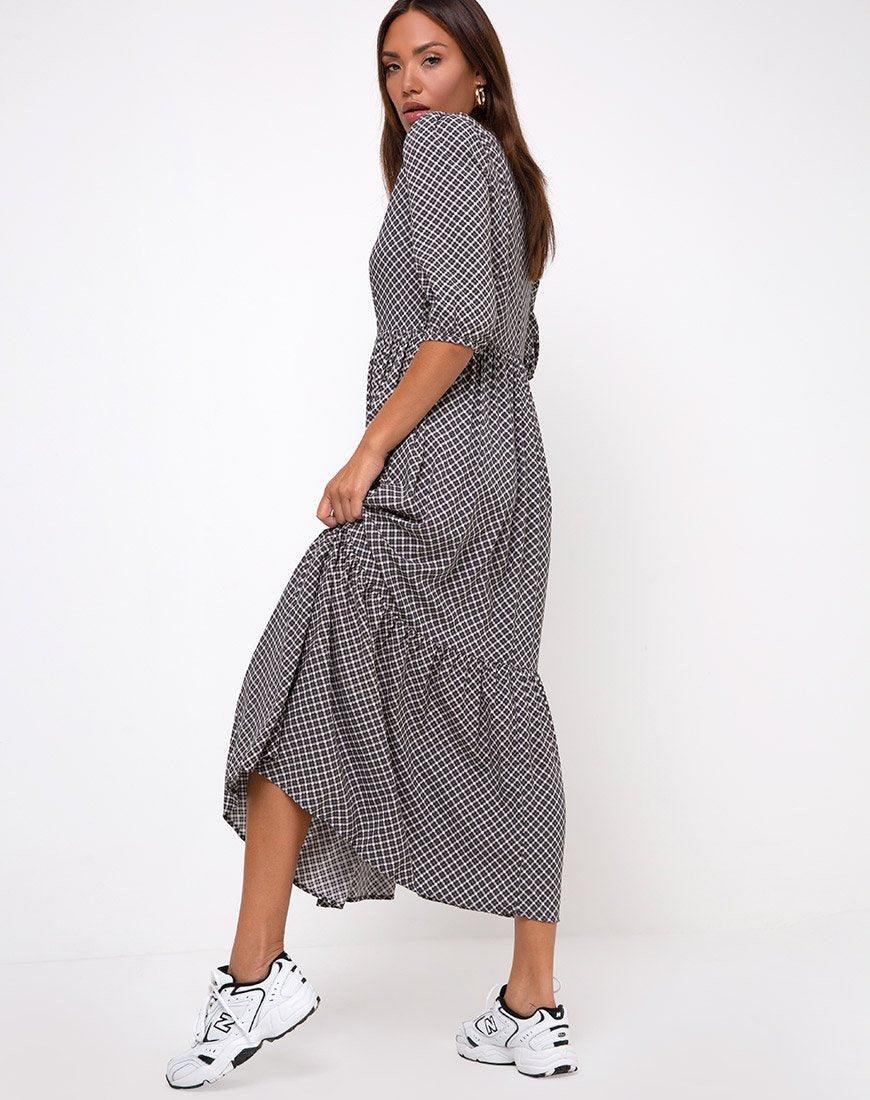 Image de Ellery Maxi Dress in Check it Out Black