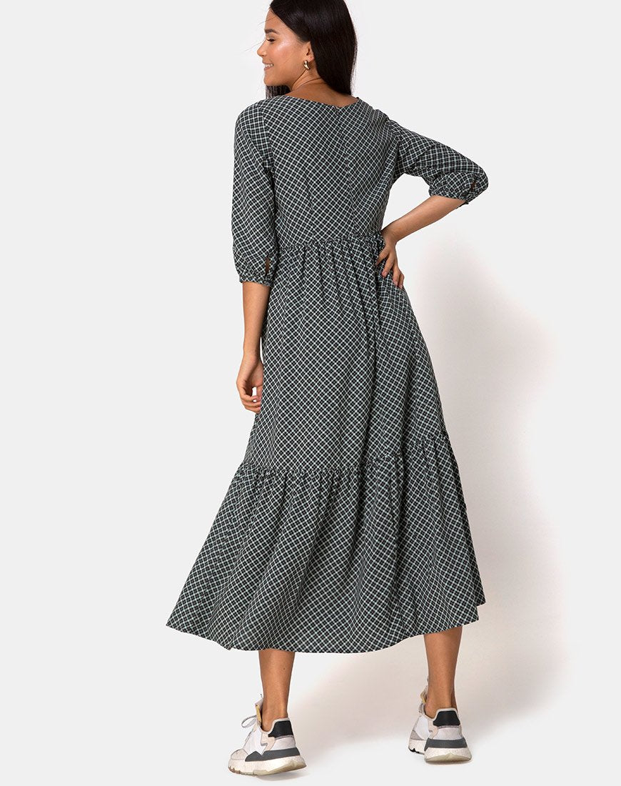 Image de Ellery Maxi Dress in Check it Out Green