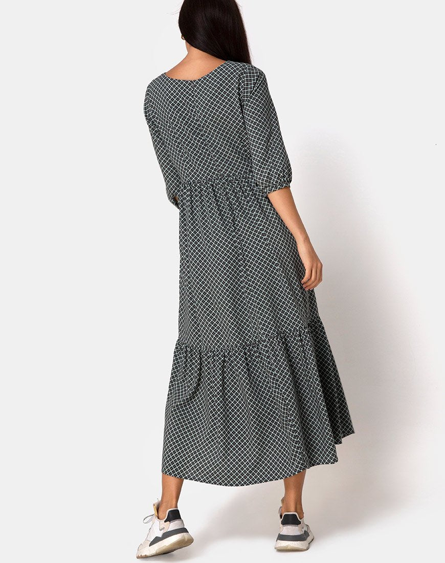 Image de Ellery Maxi Dress in Check it Out Green