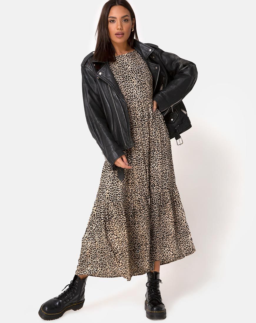 Image de Ellery Dress in Rar Leopard Brown