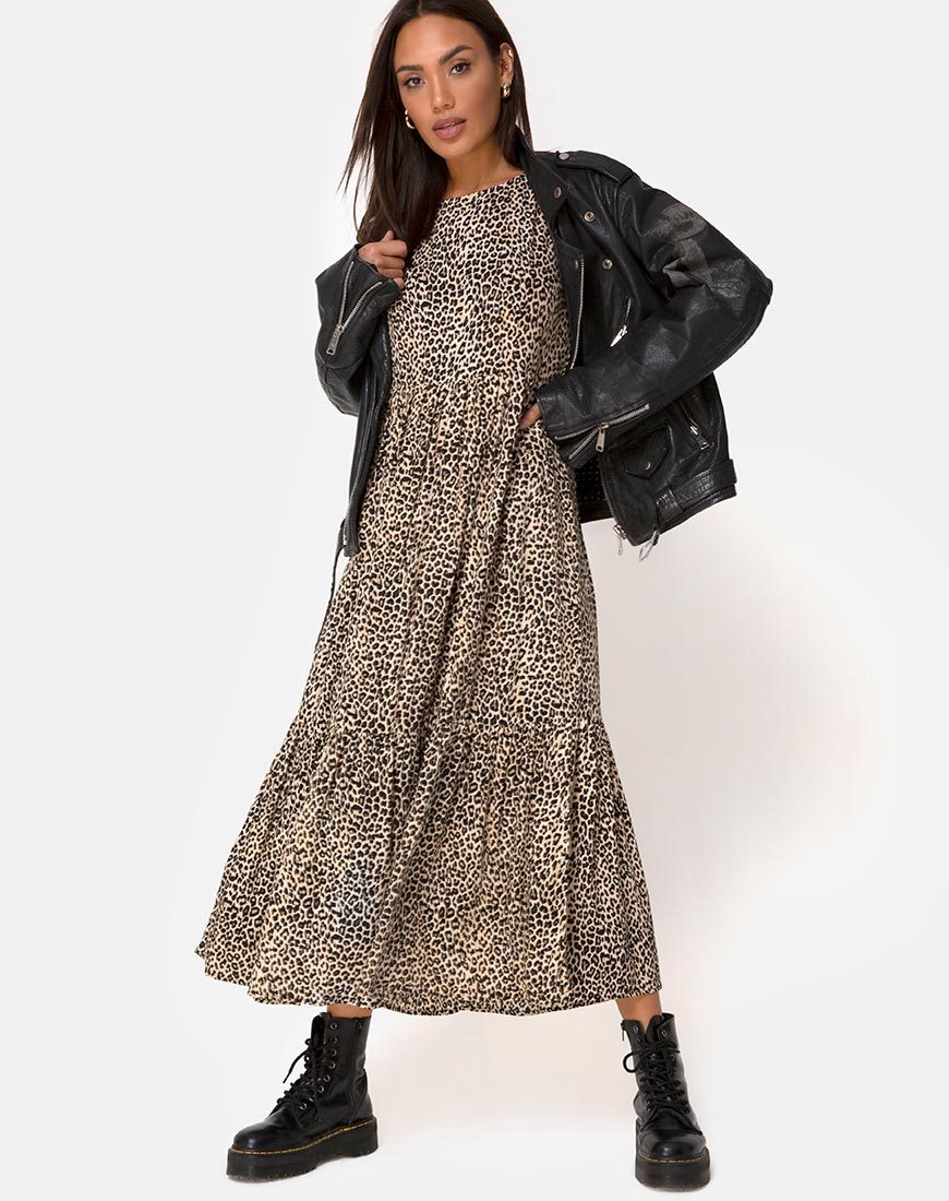 Image de Ellery Dress in Rar Leopard Brown