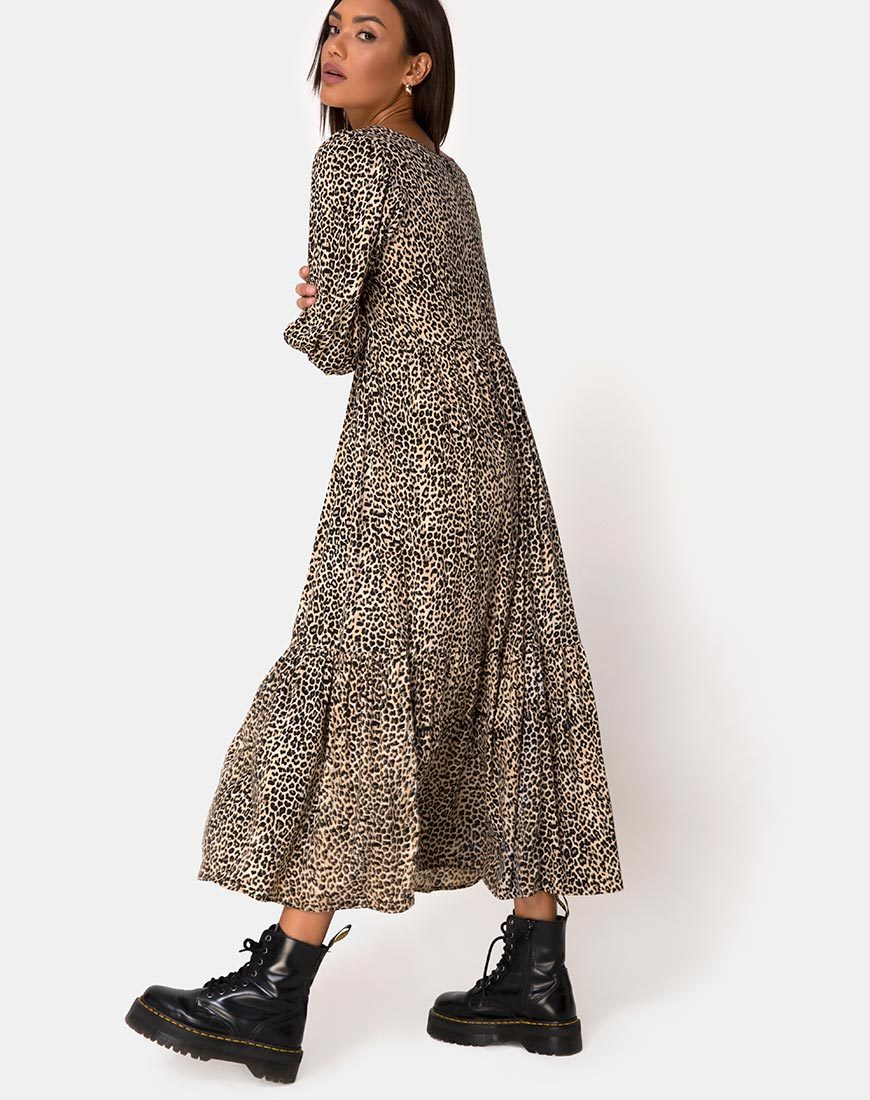 Image de Ellery Dress in Rar Leopard Brown