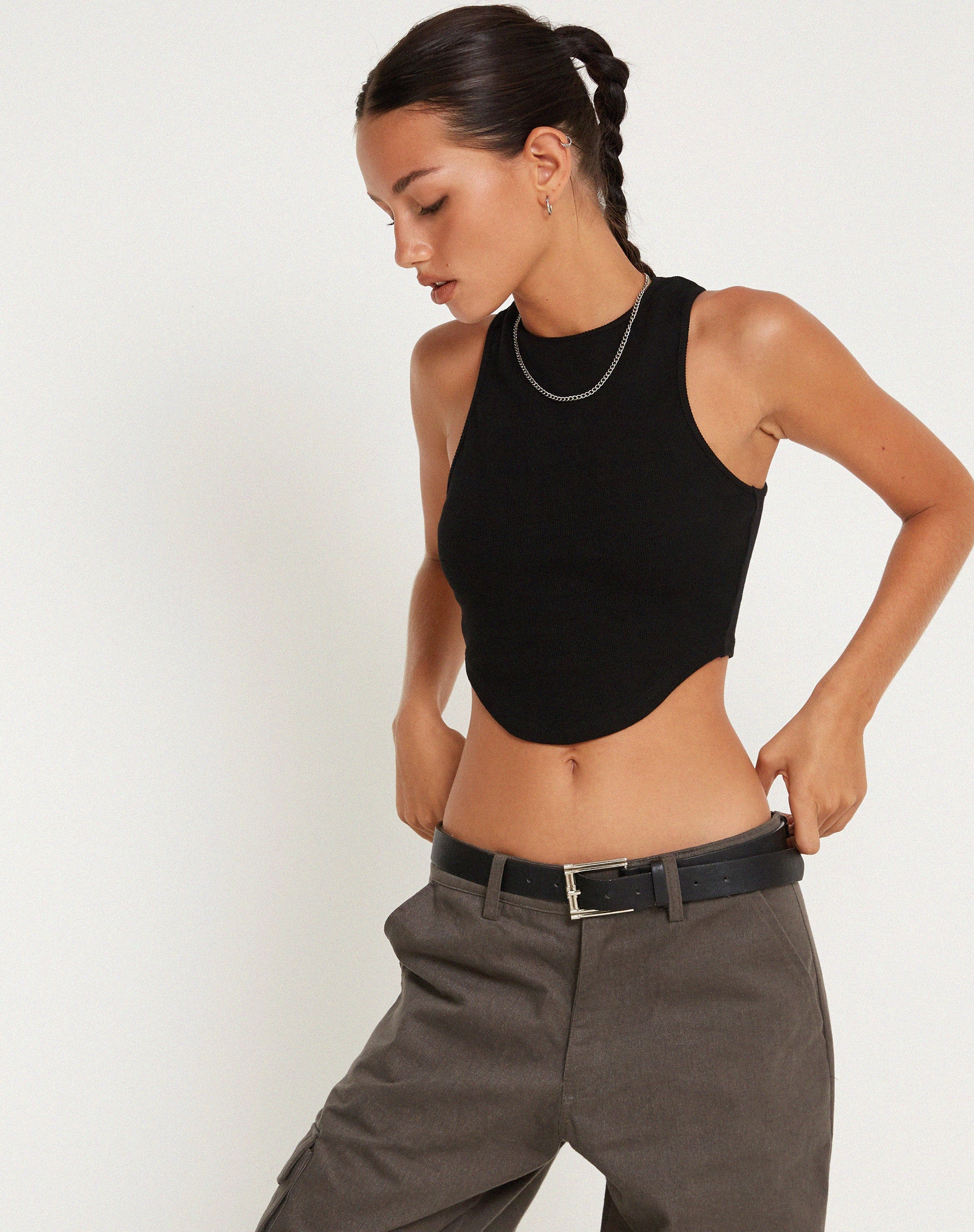 image de Eloise Vest Top in Black