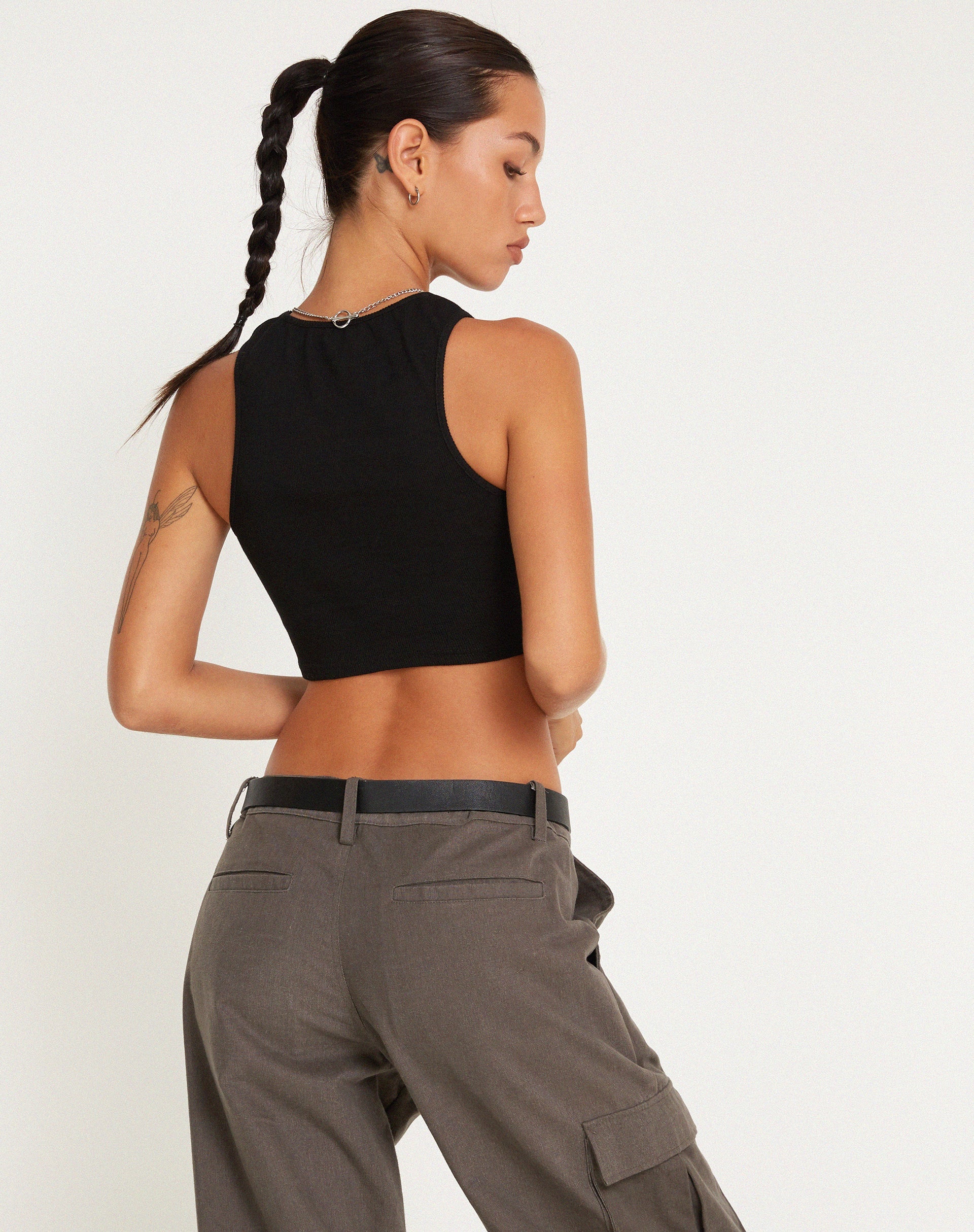 image de Eloise Vest Top in Black