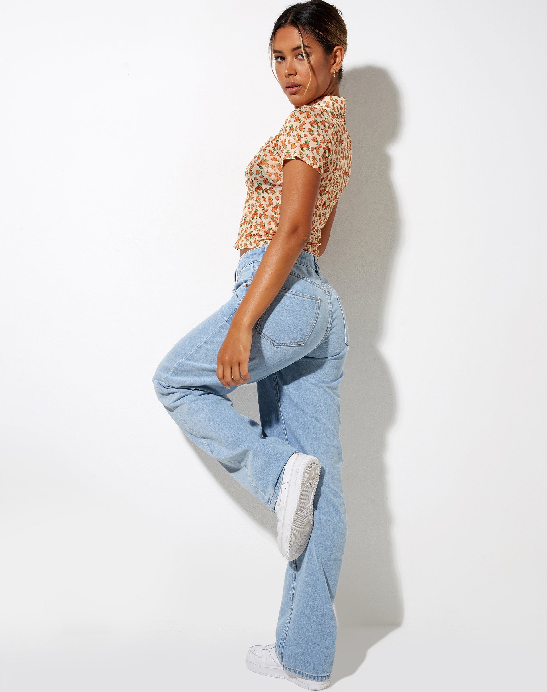 Image de la chemise Elvry en fleurs d'été