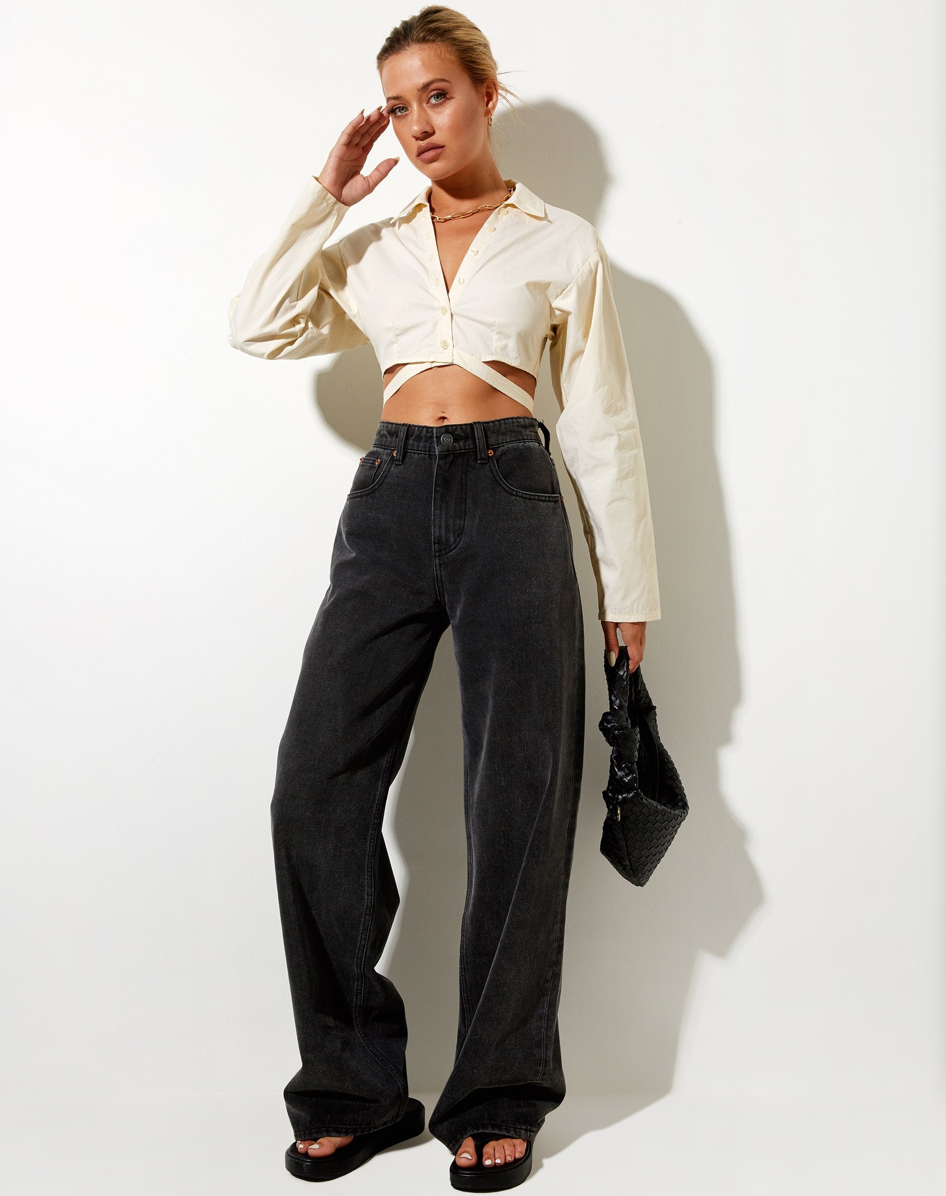 Image de Elyse Crop Top in Buttercream
