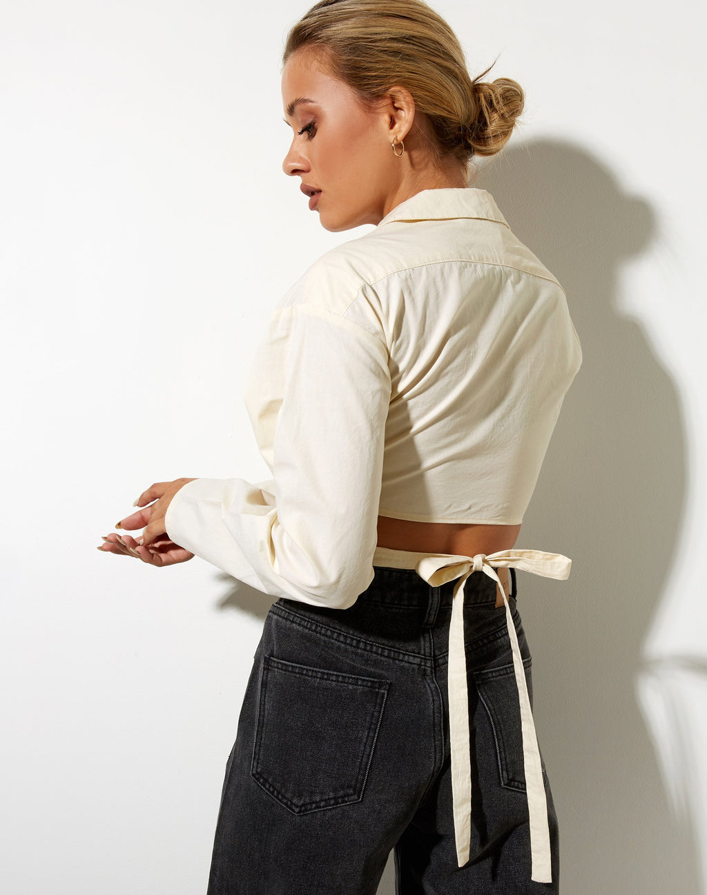 Débardeur Elyse Crop Top in Buttercream