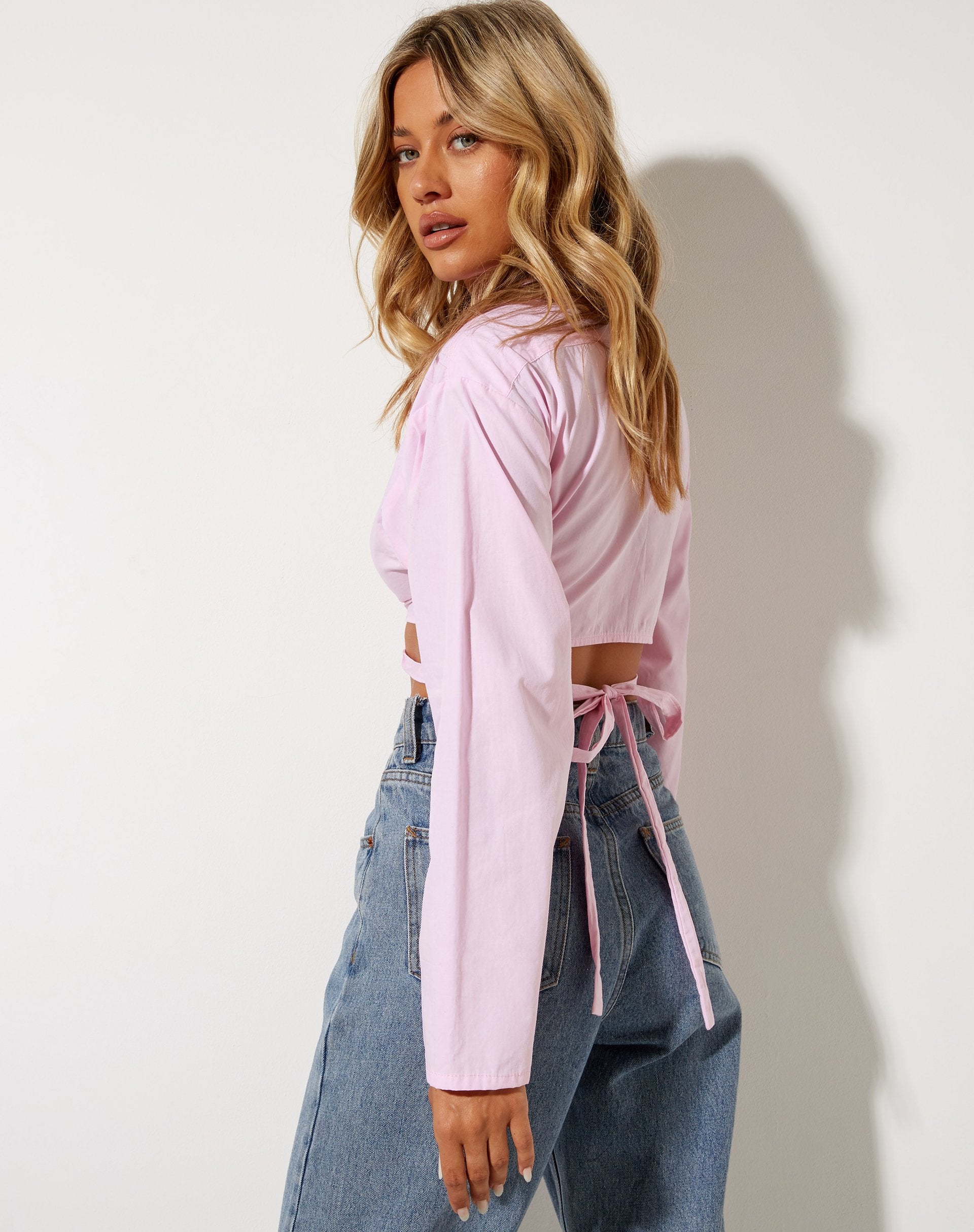Image de Elyse Crop Top in Pink