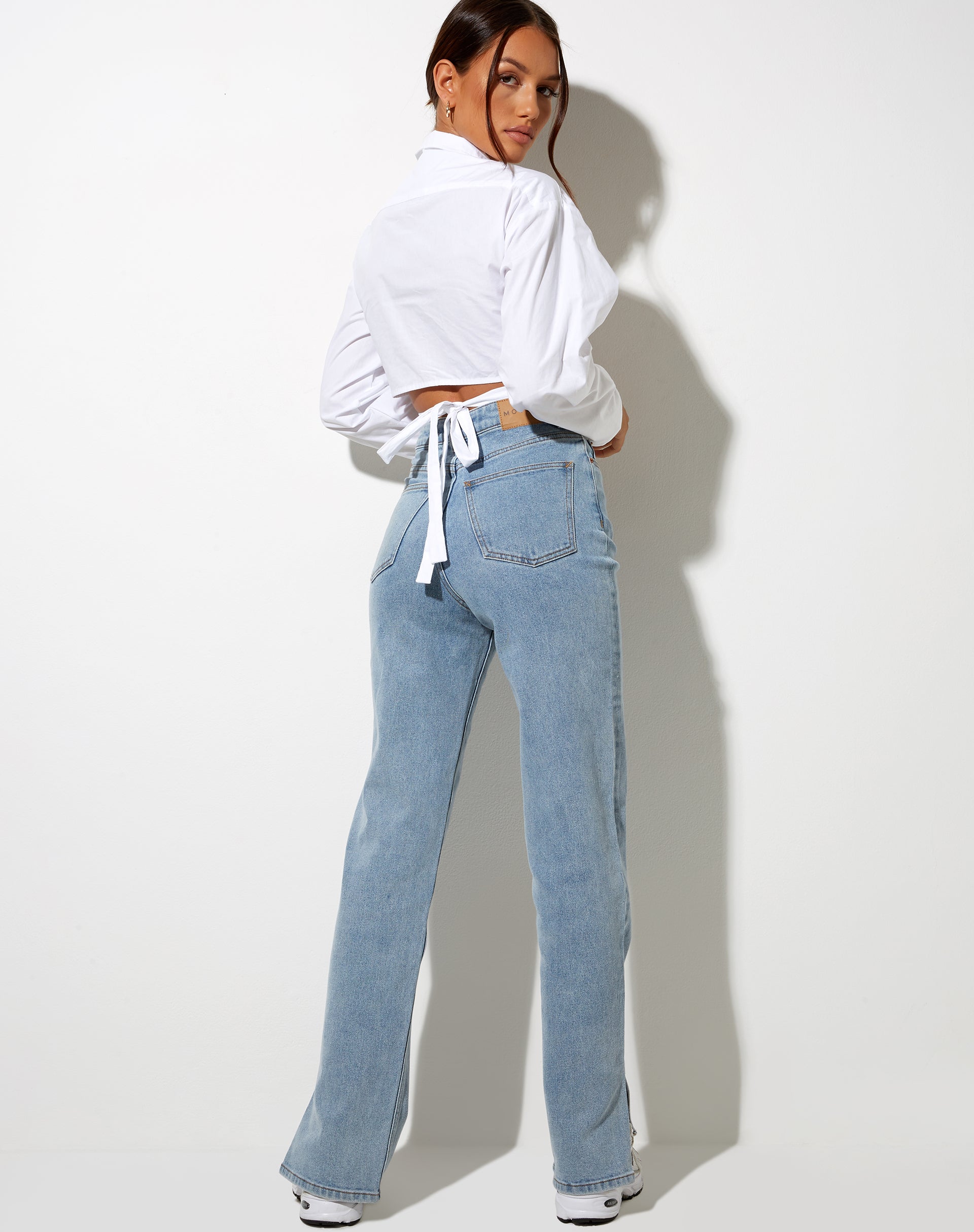 Image de Elyse Crop Top in White