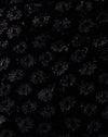 Satin Ditsy Rose Noir