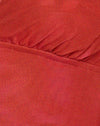 Aquarelle florale rouge