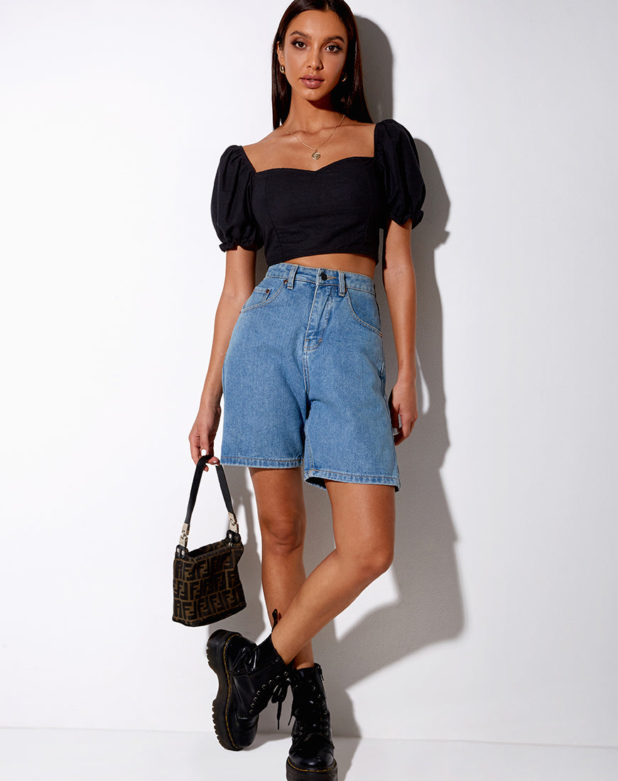 Image de Eunji Crop Top in Black