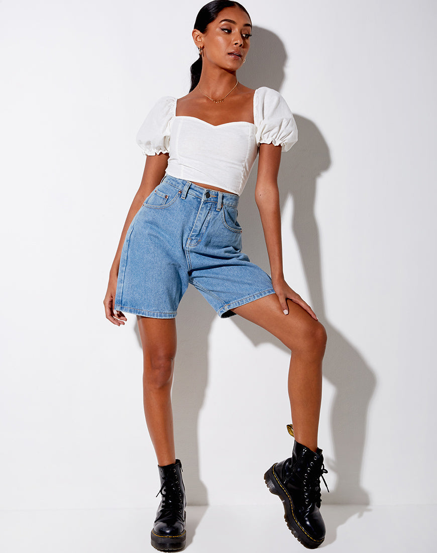 Image de Eunji Crop Top in White