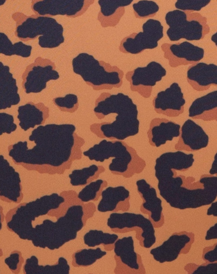 Image de Evita Swimsuit in Burn Out Leopard