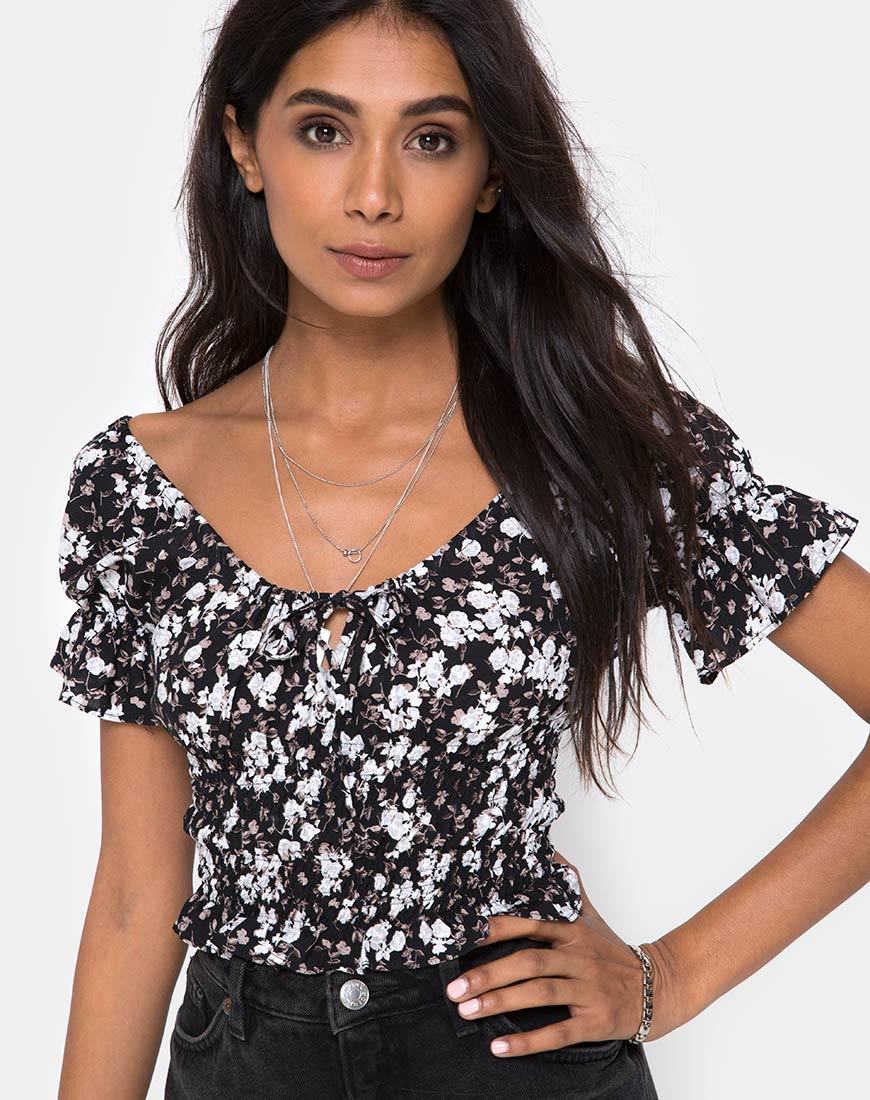 Image de Evony Top in Dark Wild Flower