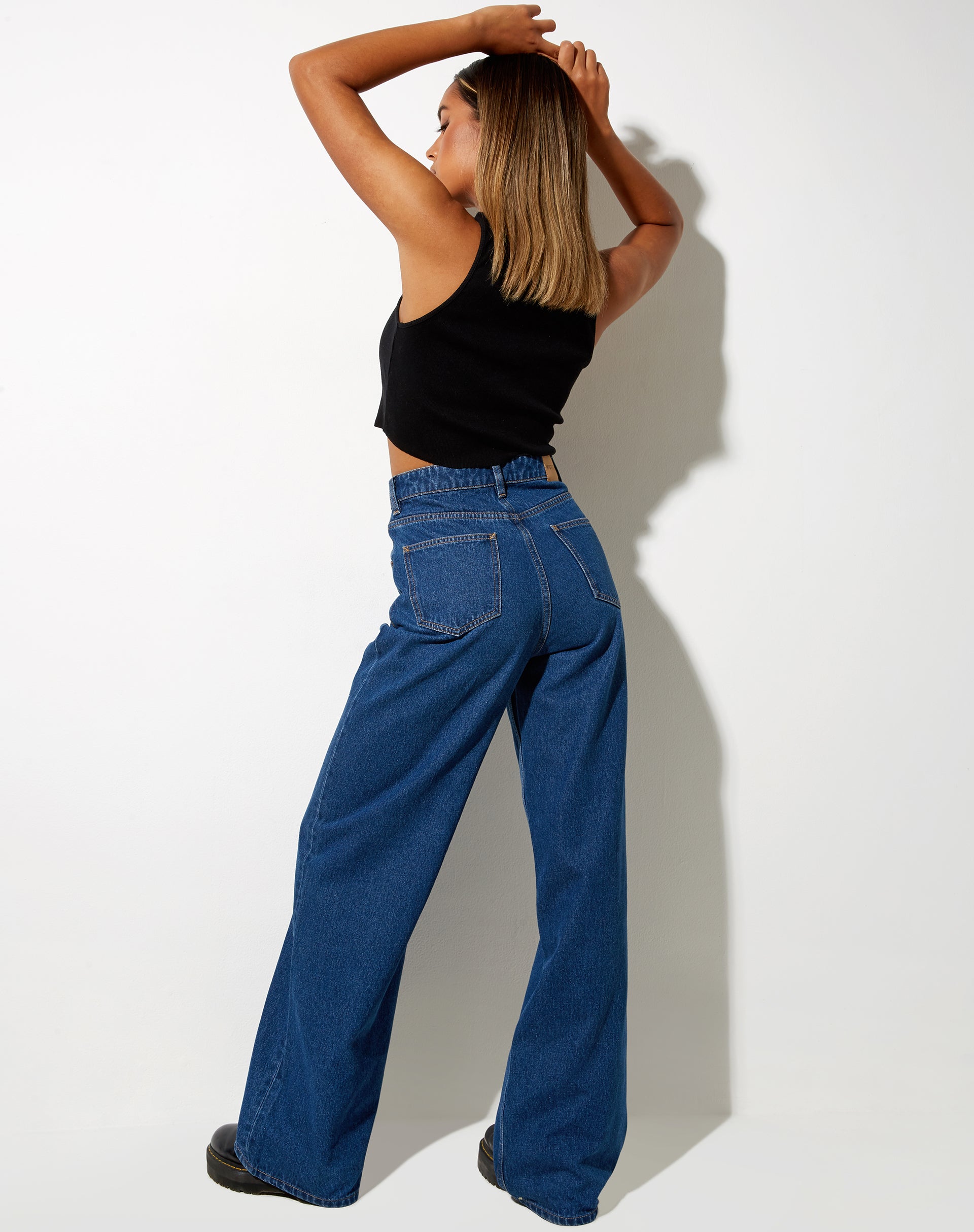 Image de Jean extra-large en bleu classique