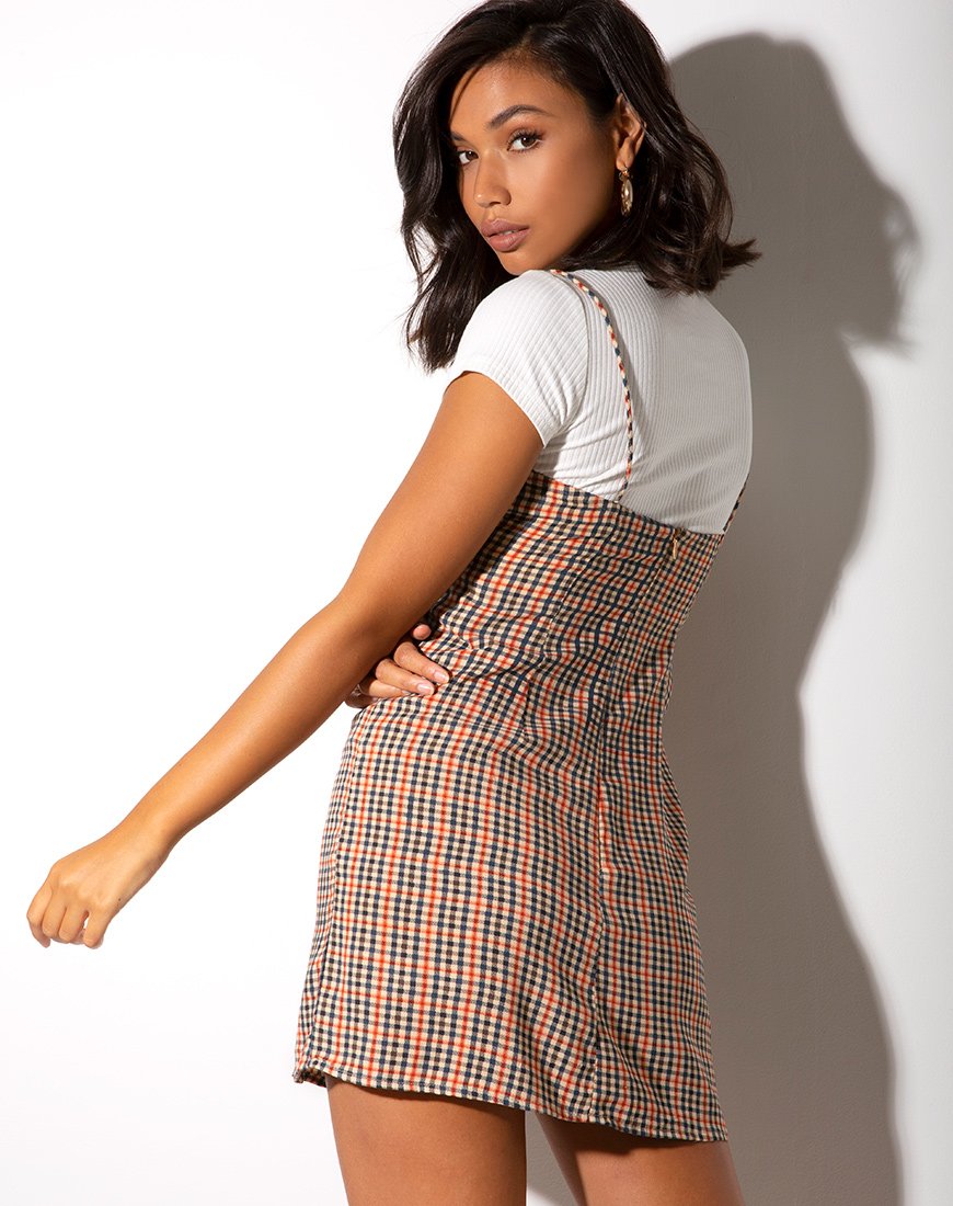 Image of Famala Slip Dress in Country Check
