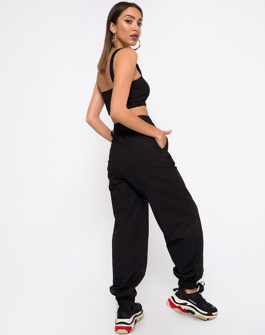 Image de Farety Top en noir avec Derlin Clip