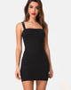 Image of Farlie Bodycon Buckle Dress in Black