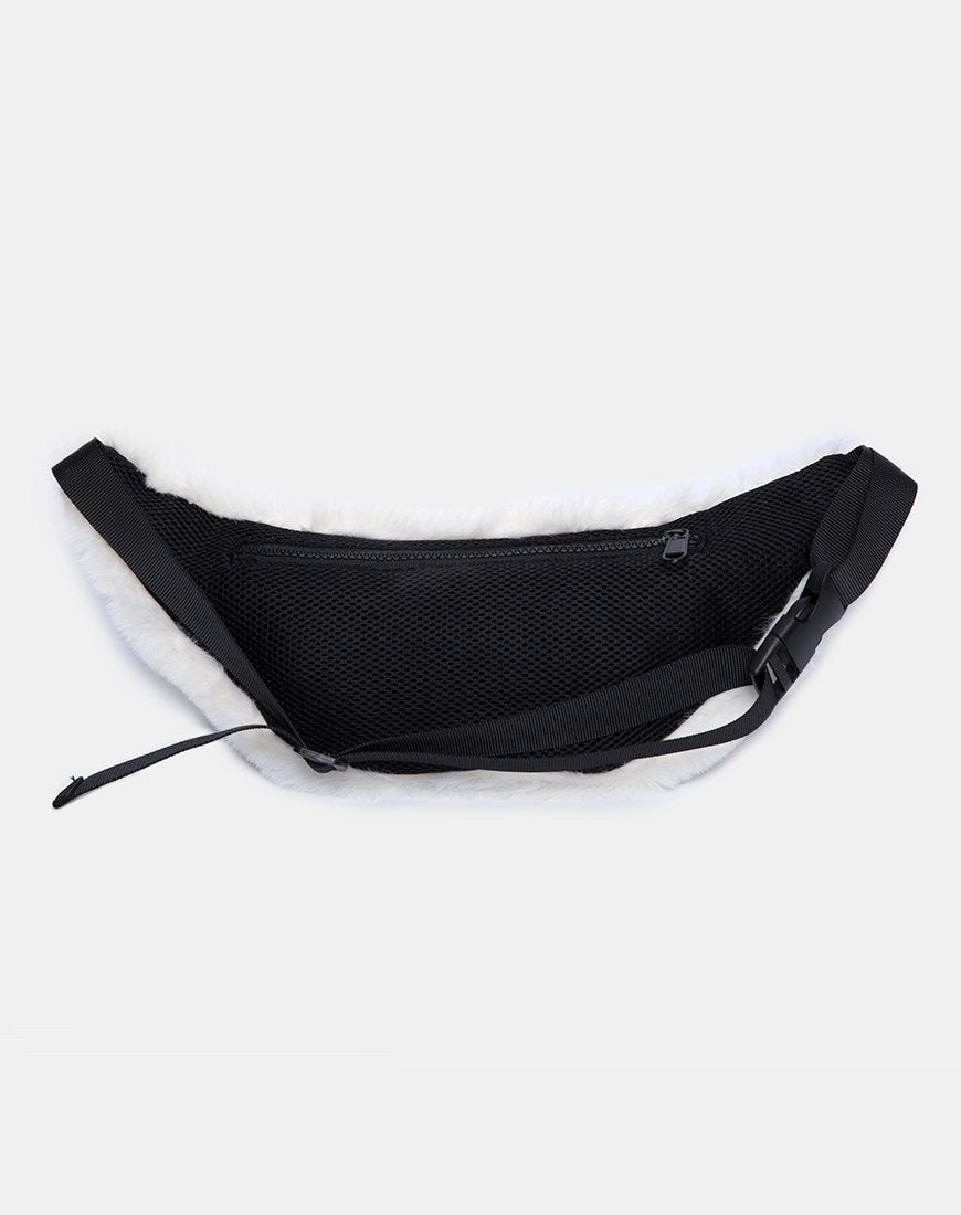 Image de Bumbag en fourrure blanche