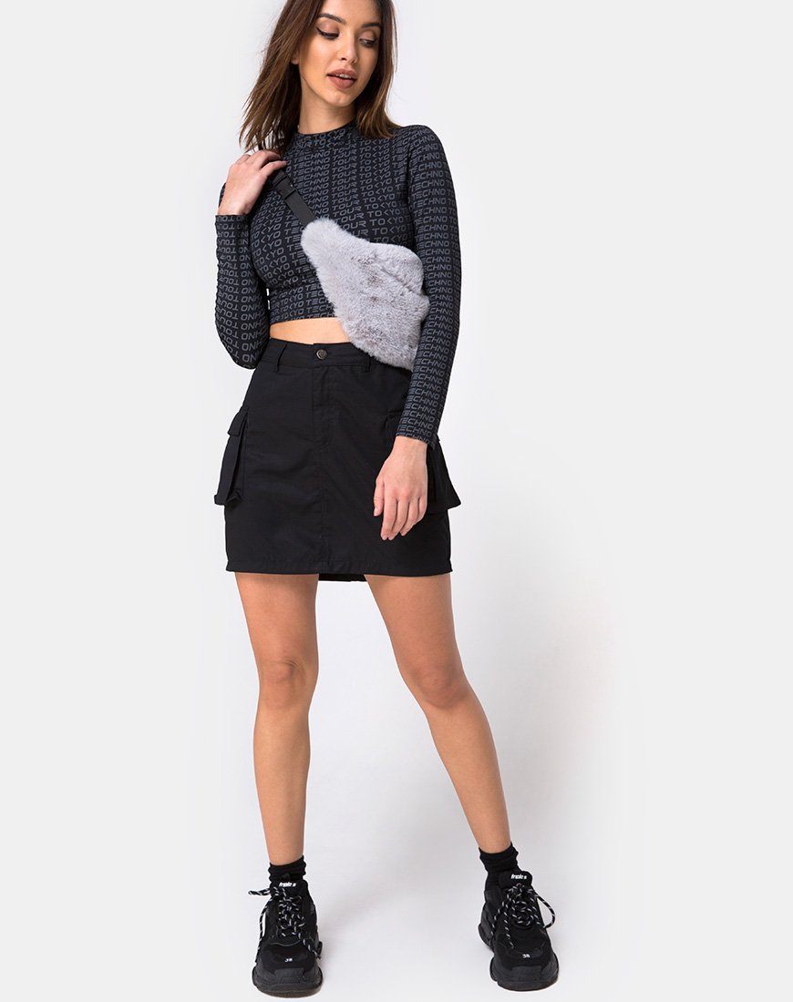 Image de Bumbag en fourrure grise