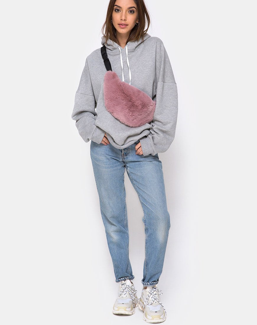 Image de Bumbag en fourrure rose