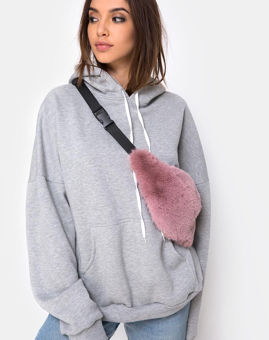 Image de Bumbag en fourrure rose
