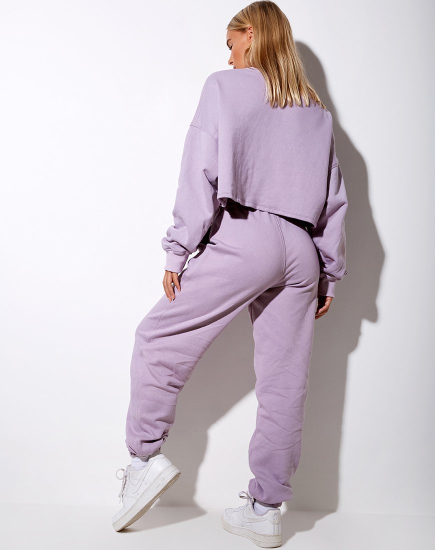 Image de Basta Jogger en Violet Angel Embro White