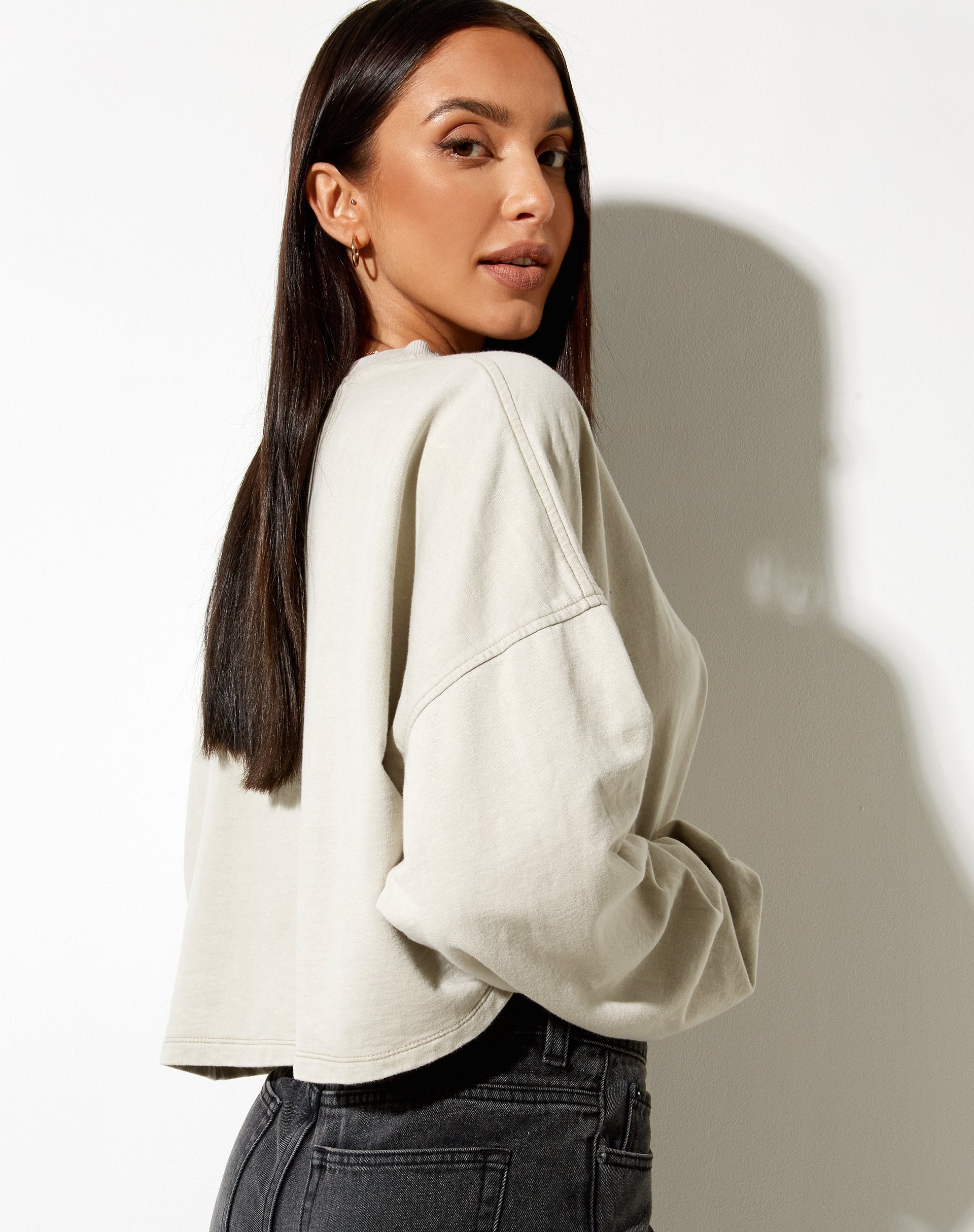 Image de Fawly Crop Top in Coconut Milk Cherub Lamour Label Embro