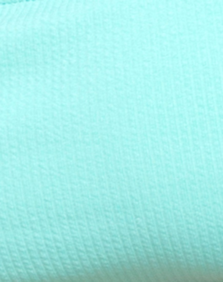 Image de Febe Bikini Top in Mini Rib Mint