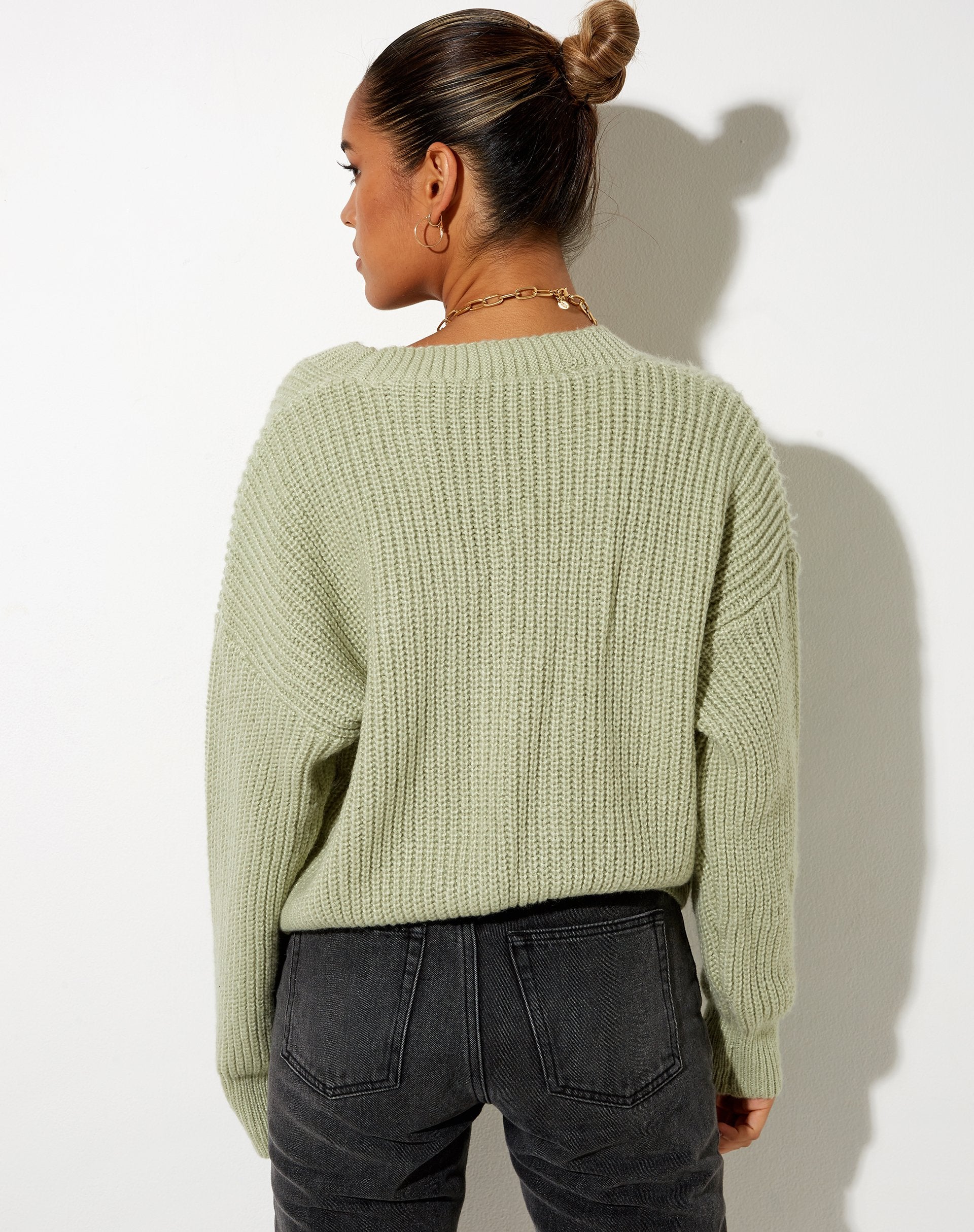 Image de Fia Cardigan en Sage
