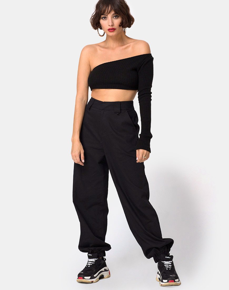 Image de Fiax Top in Rib Black