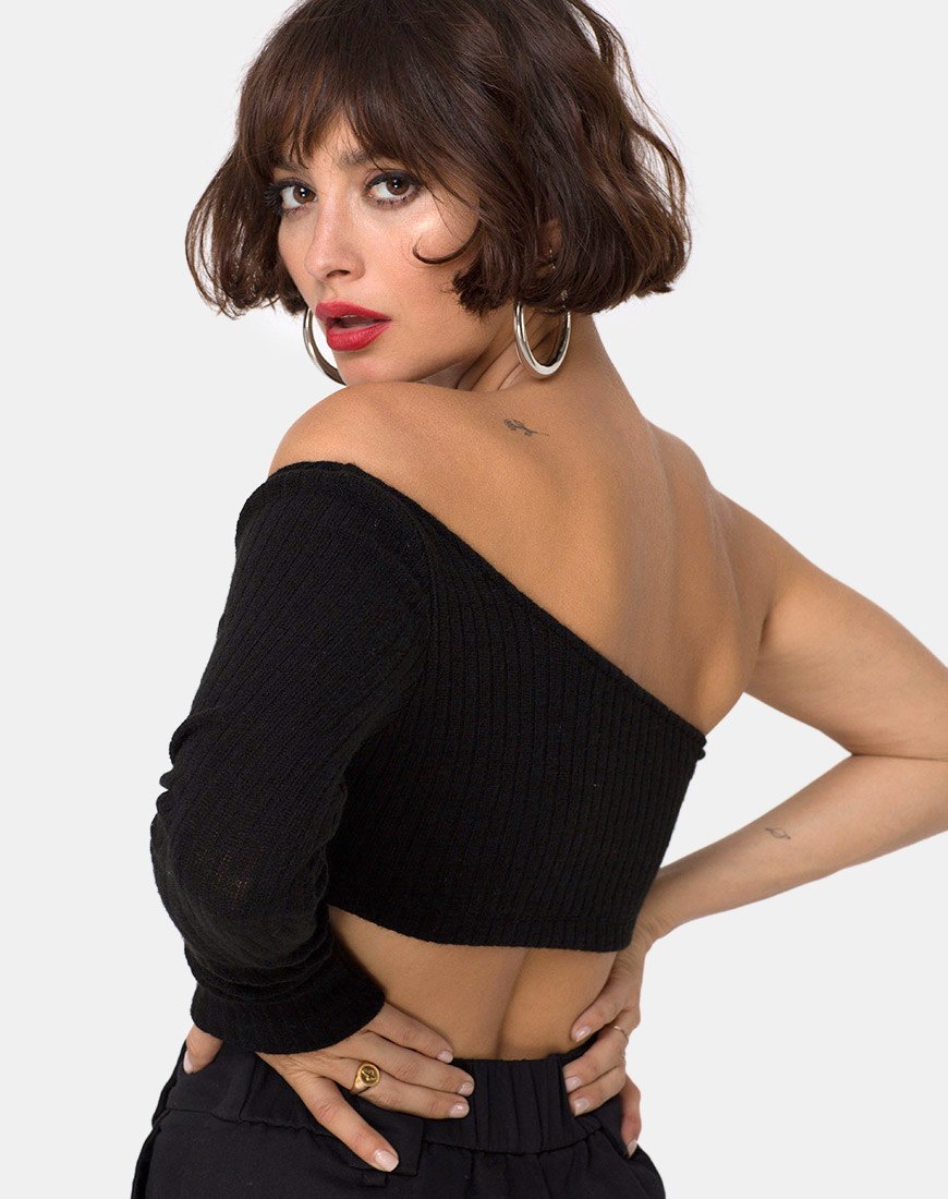 Image de Fiax Top in Rib Black