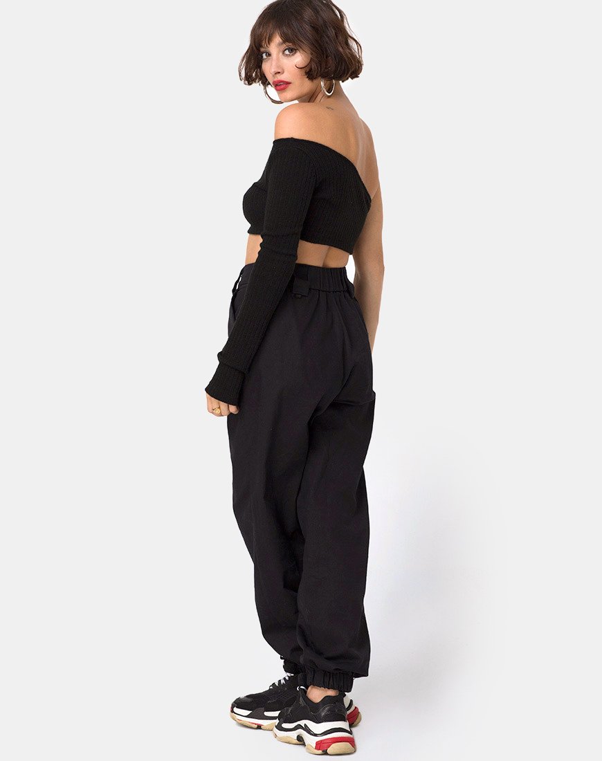 Image de Fiax Top in Rib Black