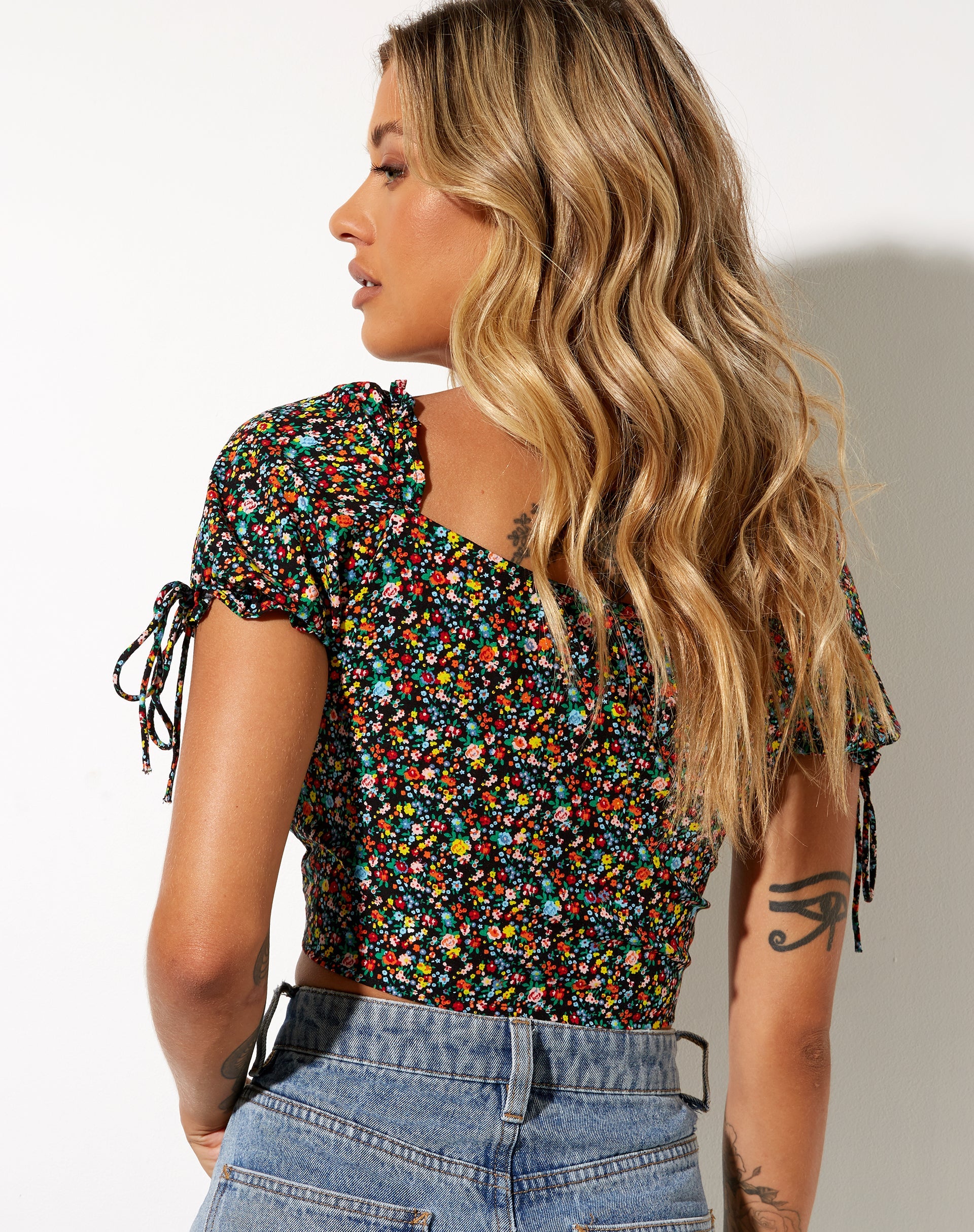 Image de Flaba Crop Top in Kenny Floral