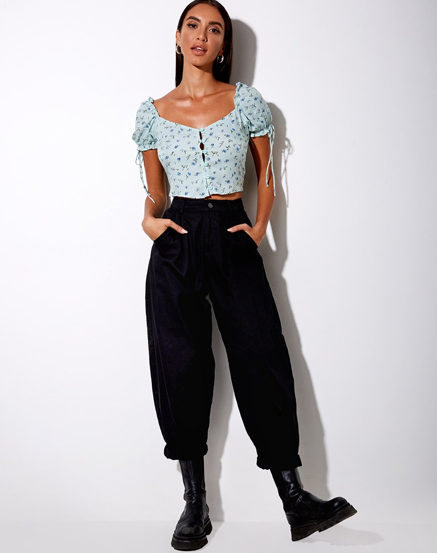 Image de Flaba Top in Pretty Petal Green