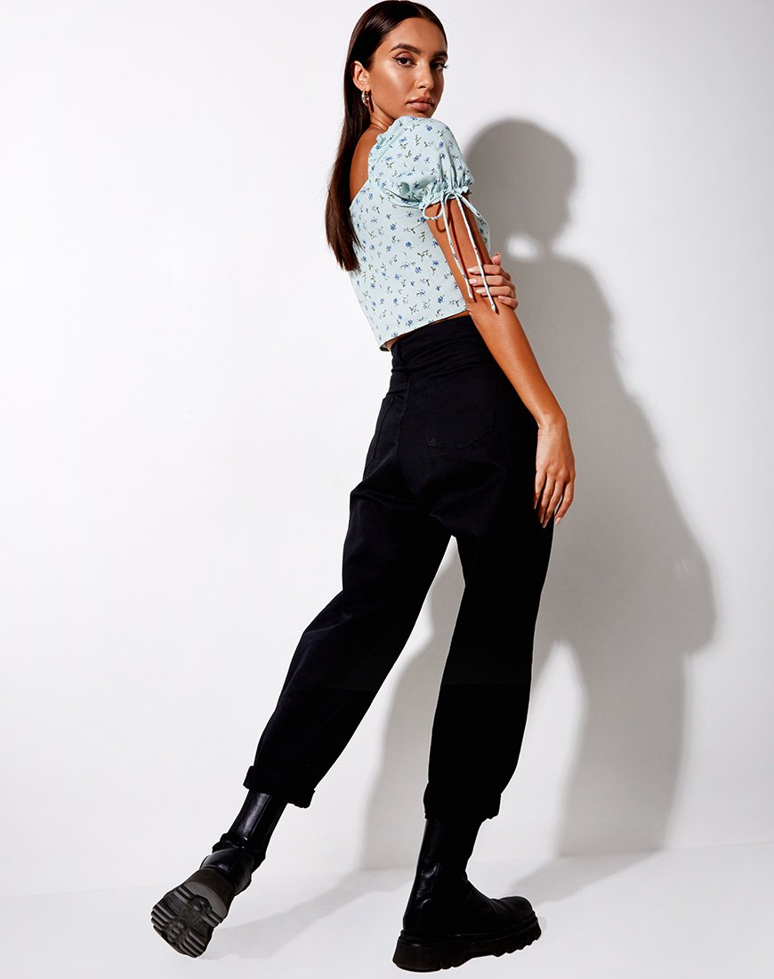Image de Flaba Top in Pretty Petal Green