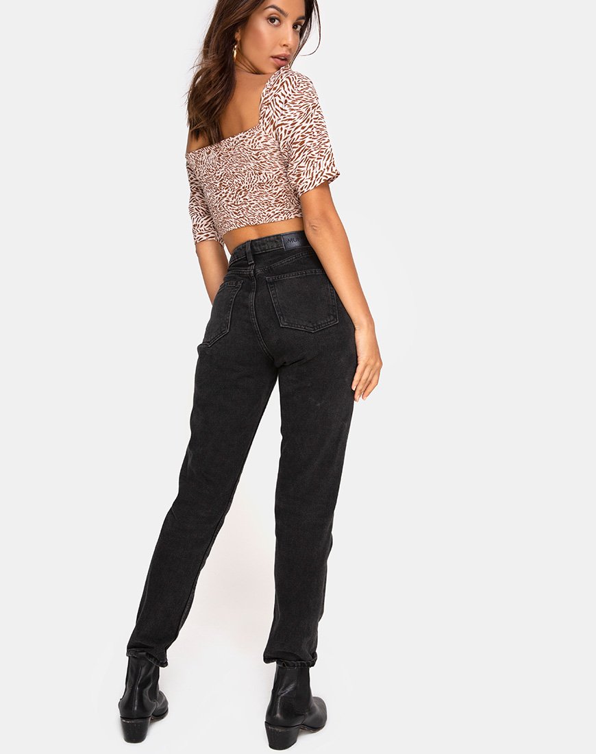 Image de Flory Crop Top in Safari Taupe