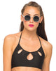 Image de Motel Flux Longline Bikini Top In Black