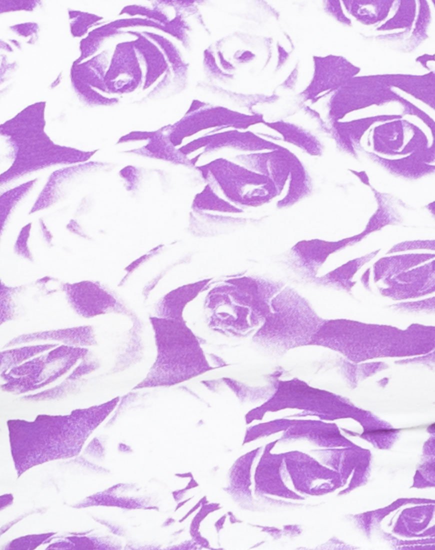 Image de Motel Folly Crop Top in Monorose Lilac