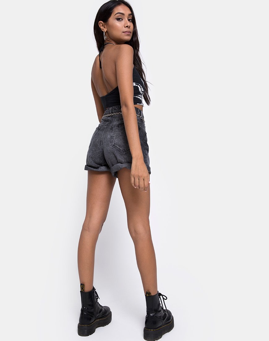 Image de Fonda Crop Top in Sun Moon and Star Placement
