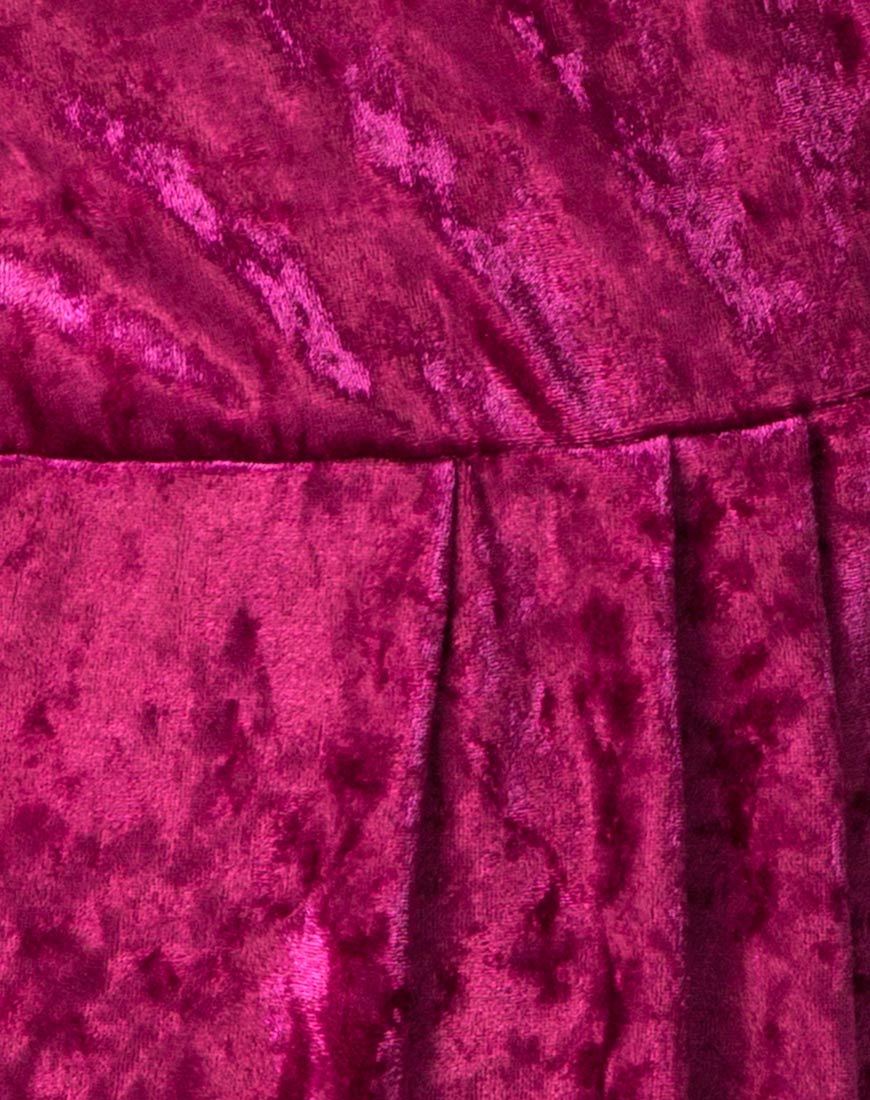 Image of Furia Slip Dress in Burgundy Crush