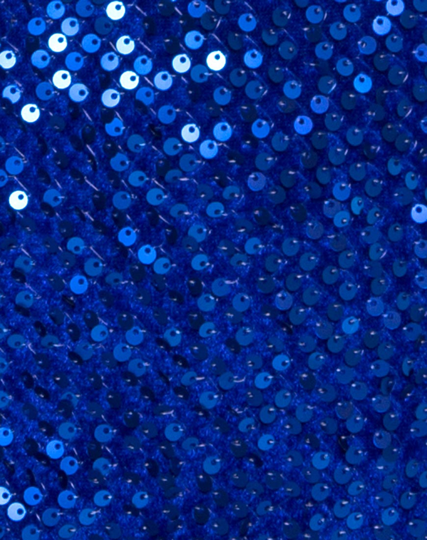 Image de Gabby Dos plongeant en paillettes Cobalt