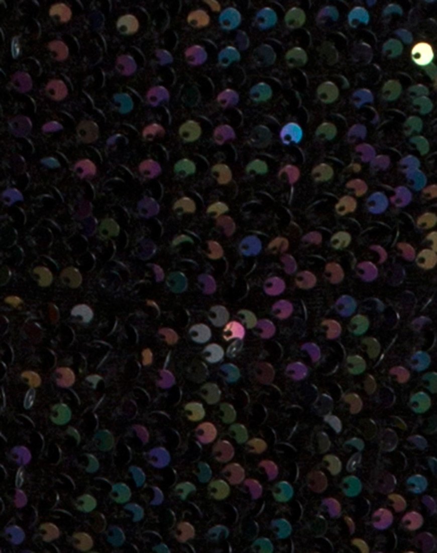 Image of Gabby Dress in Oil Iridescent Sequin