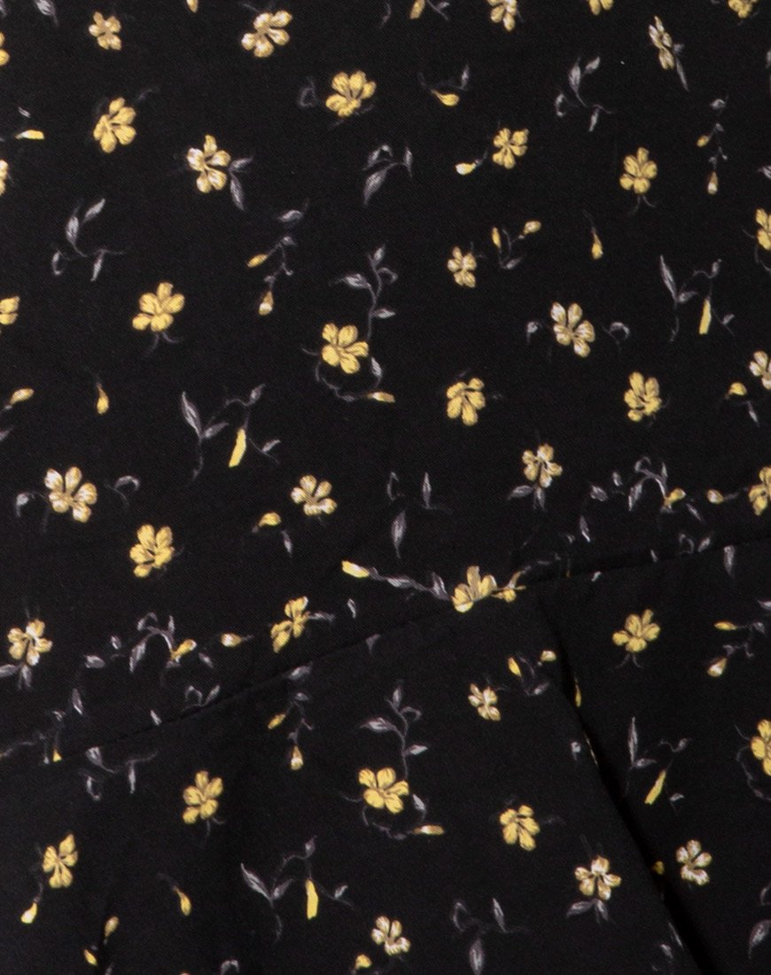 Image de la mini-jupe Gaelle, Pretty Petal Black