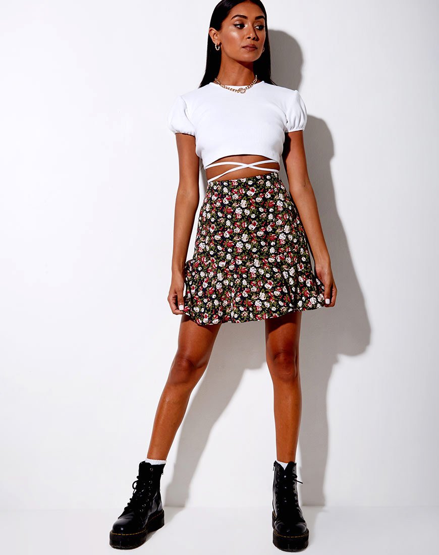 Image de la mini-jupe Gaelle, Courtney Floral